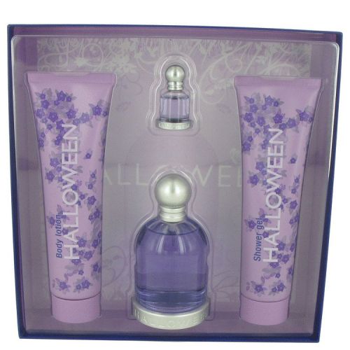 Halloween by Jesus Del Pozo Gift Set - 3.4 oz Eau De Toilette Spray + 5 oz Body Lotion + 5 oz Shower Gel + .15 oz Mini EDT