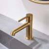 Modern bathroom faucet single hole faucet in Black